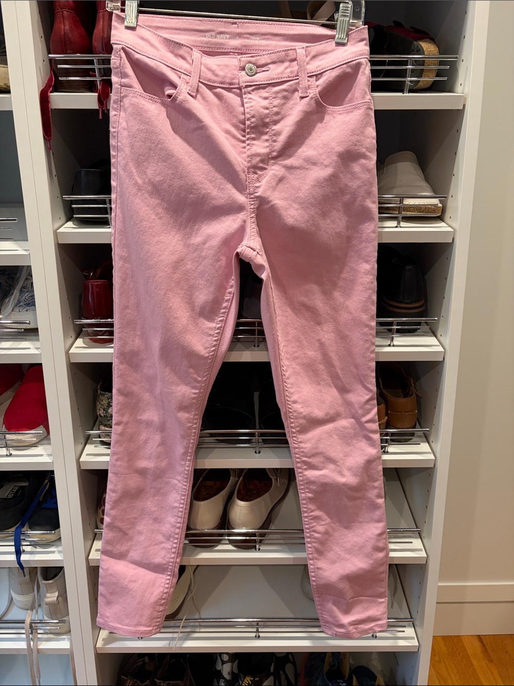 Old Navy Pale Pink Skinny Jeans